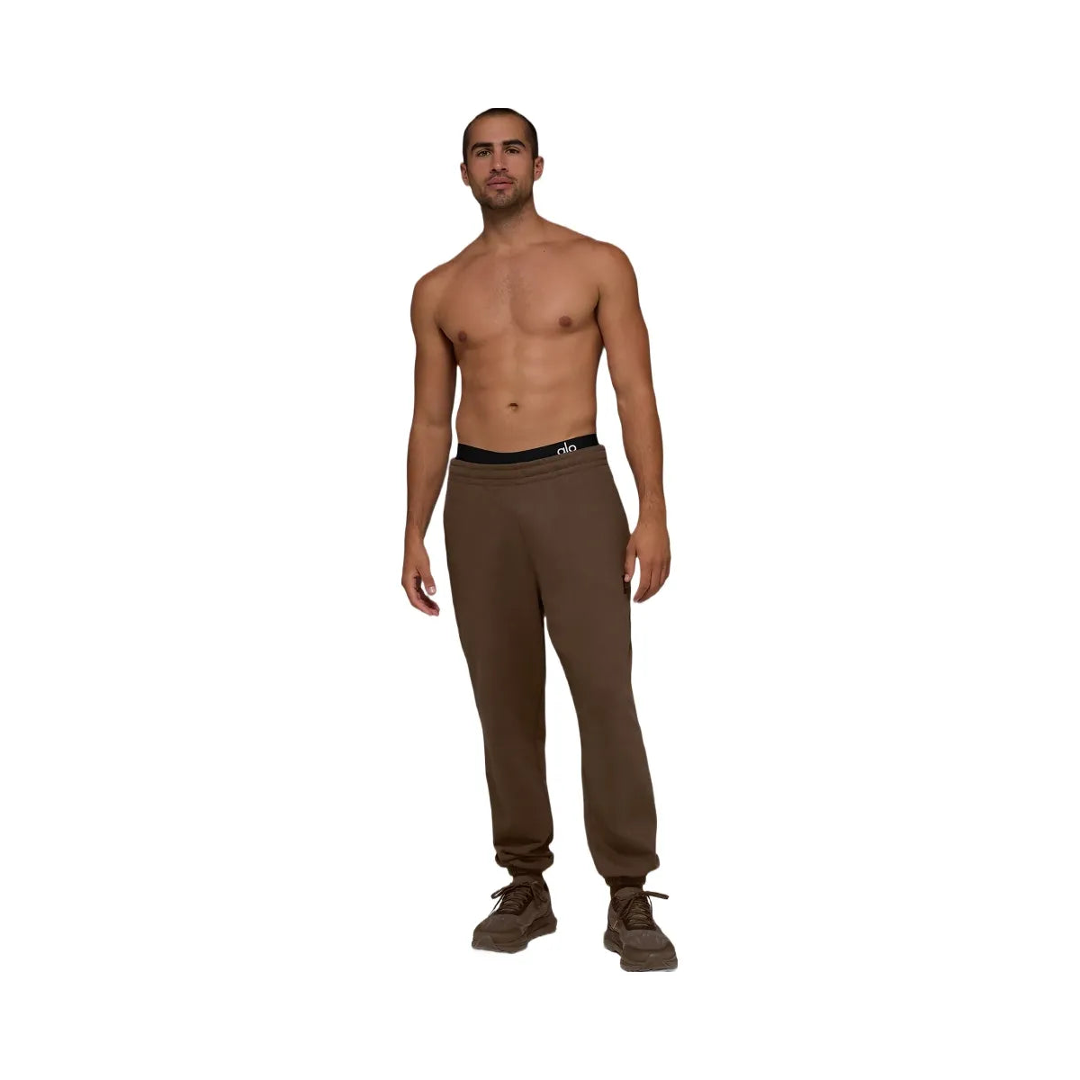Alo Men's Cuffed Renown Heavy Weight Sweatpant - Espresso