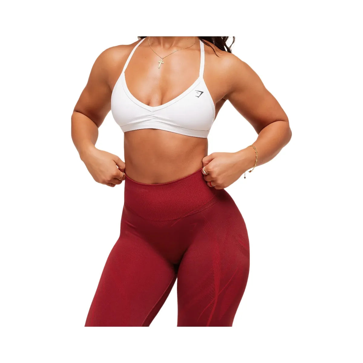 Gymshark x Analis Seamless Leggings - Reps Red/Carmine Red