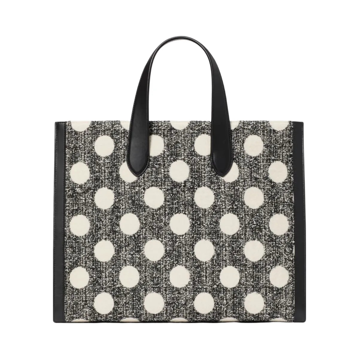 Kate Spade Manhattan Dot Tweed Large Tote Black Multi