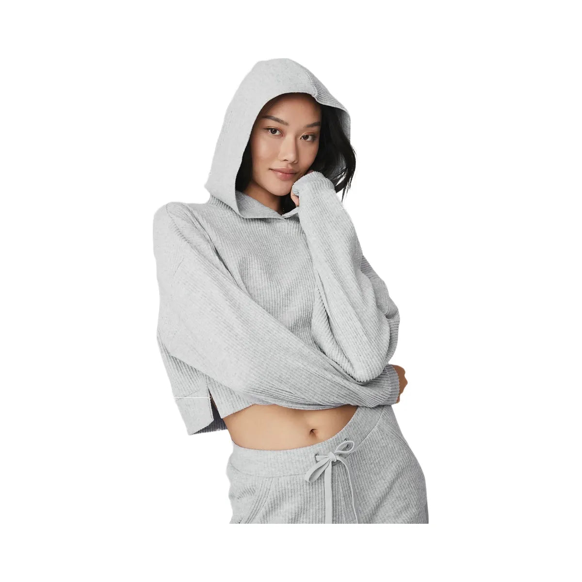Alo Women's Muse Hoodie - Athletic Heather Grey