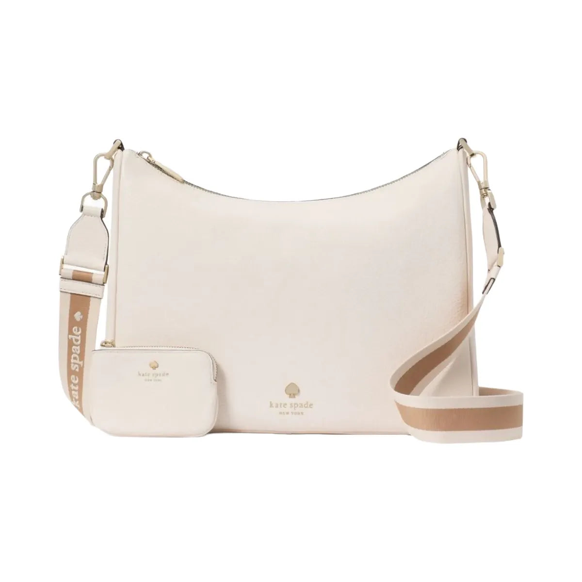 Kate Spade Emma Large Crossbody Bag Parchment
