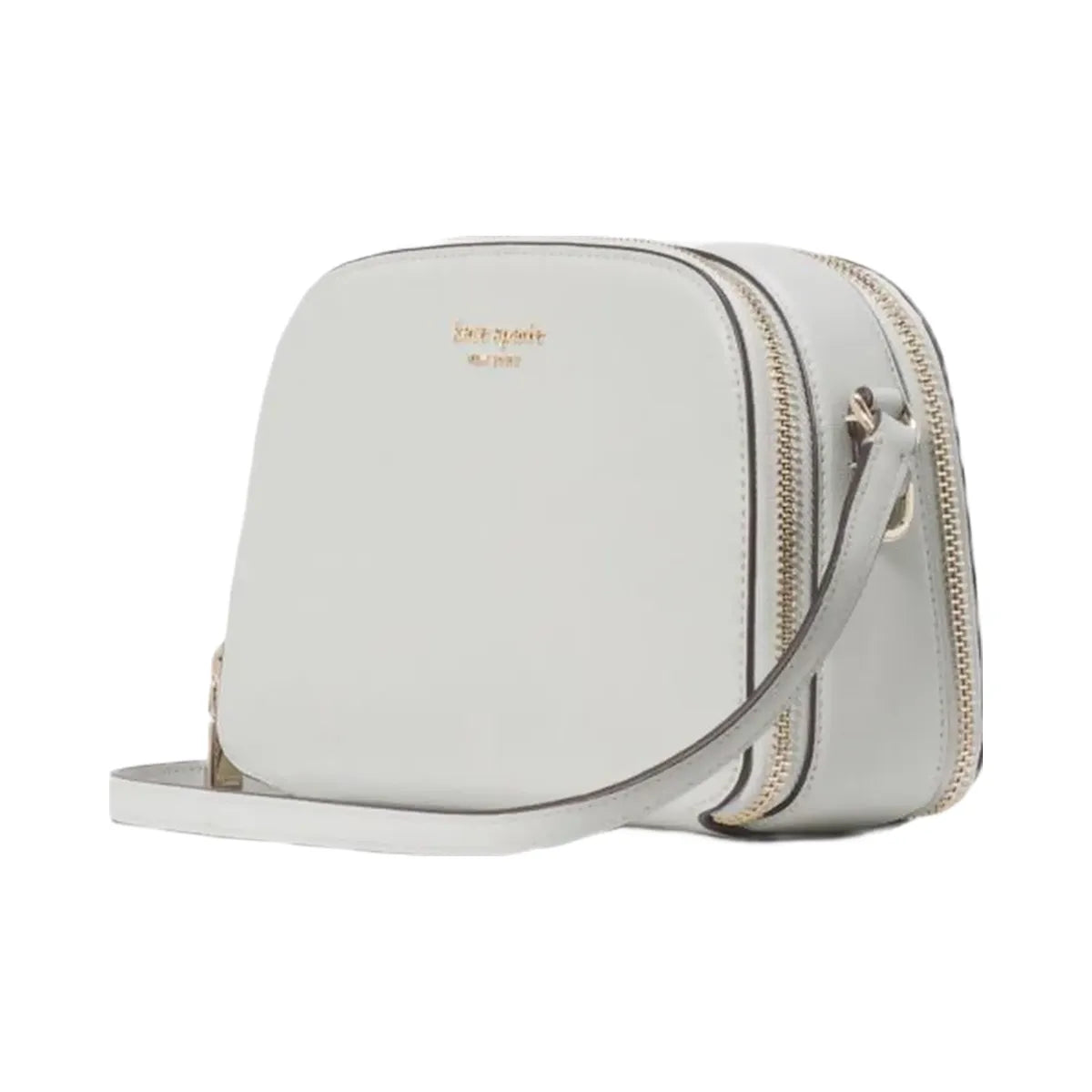 Kate Spade Devin Double Zip Dome Crossbody Stone Path