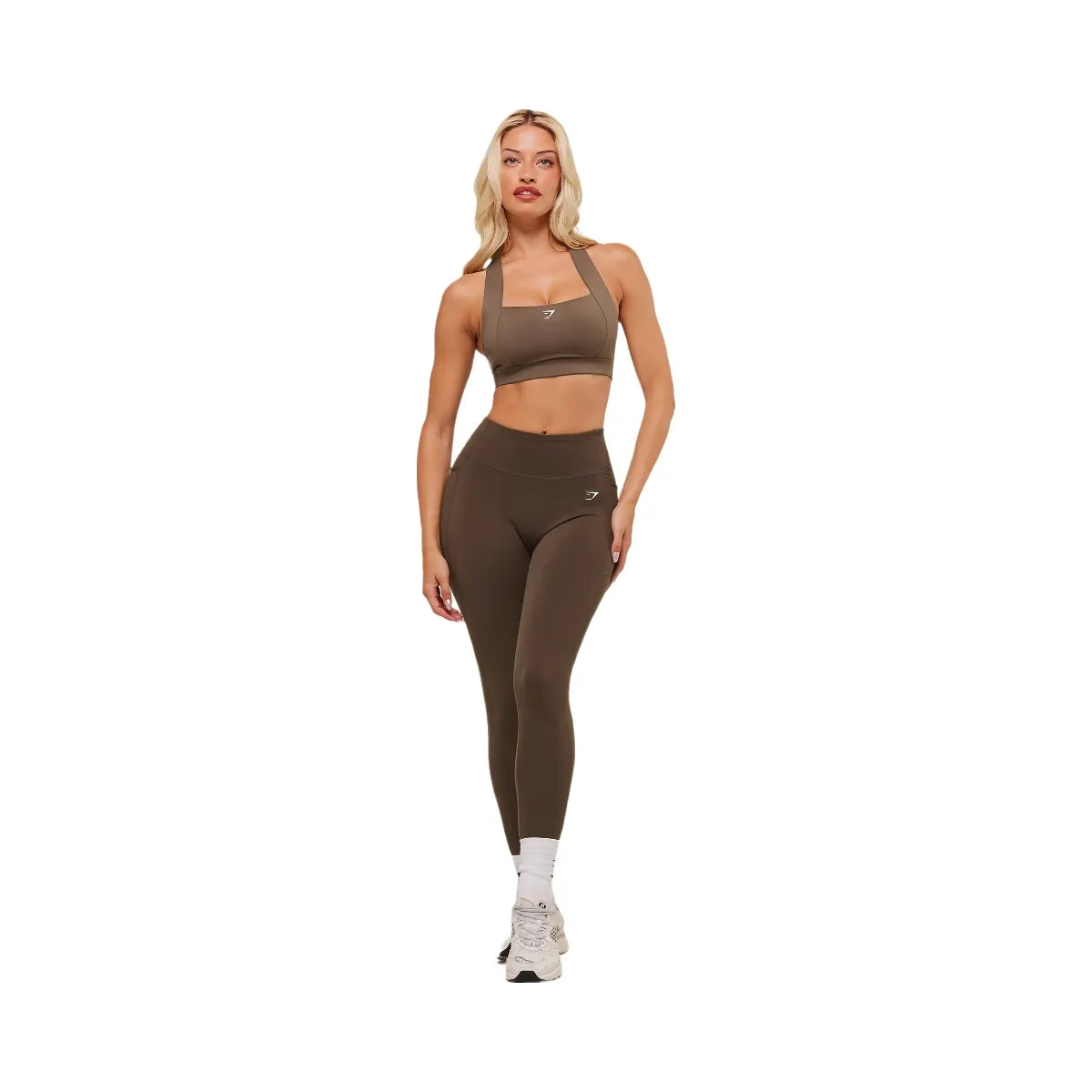 Gymshark Lifting Pocket Leggings - Archive Brown