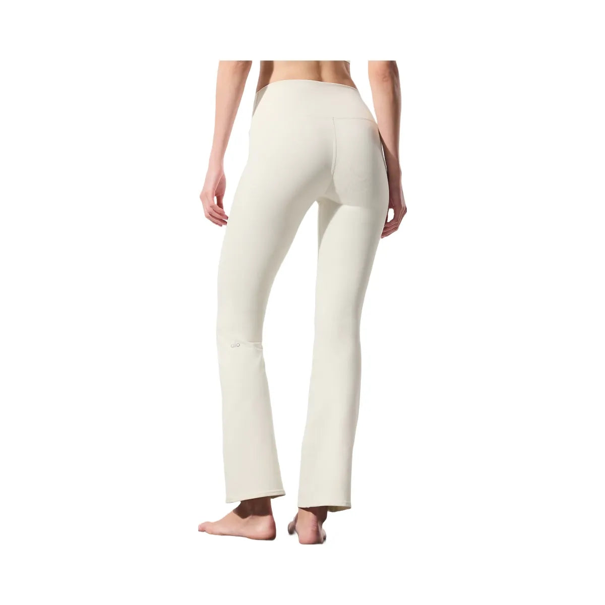 Alo Women's Airbrush High-Waist 7/8 Bootcut Legging - Ivory