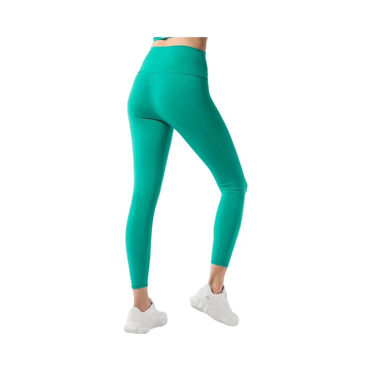 Alo Women's 7/8 High-Waist Airbrush Legging - Spruce Green