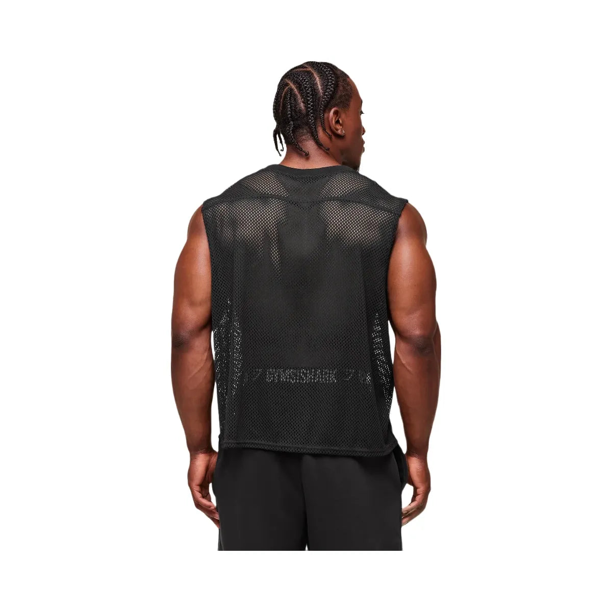 Gymshark Mesh Oversized Tank - Black