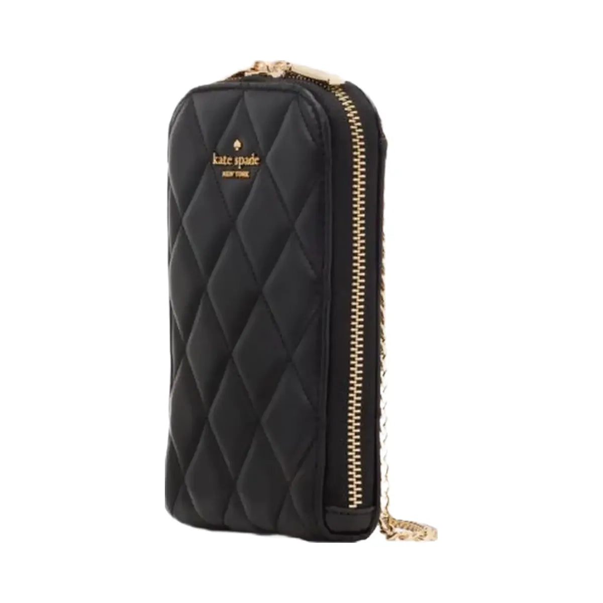 Kate Spade Carey Quilted North South Phone Crossbody Black