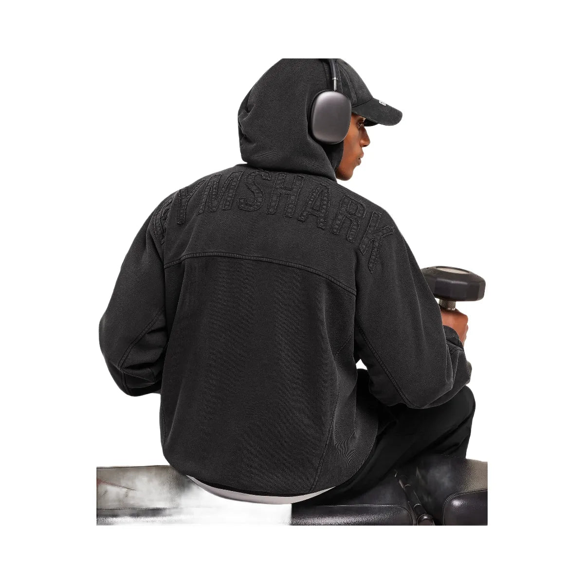 Gymshark Power Washed Hoodie - GS Black