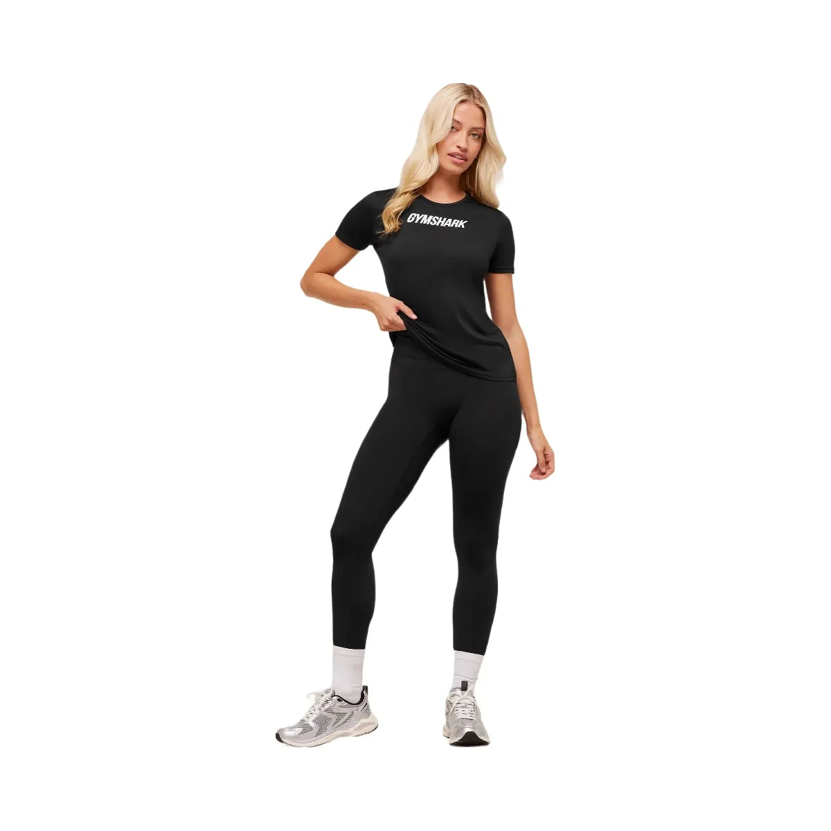 Gymshark Wordmark Graphic T-Shirt - Black