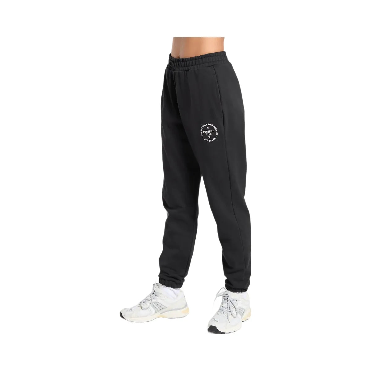 Gymshark Lifestyle Club Graphic Joggers - Black