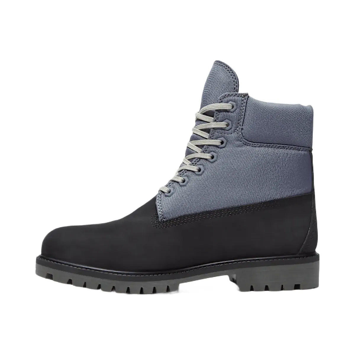 Timberland Heritage 6-Inch Waterproof Boot Black Nubuck/Grey Men'S