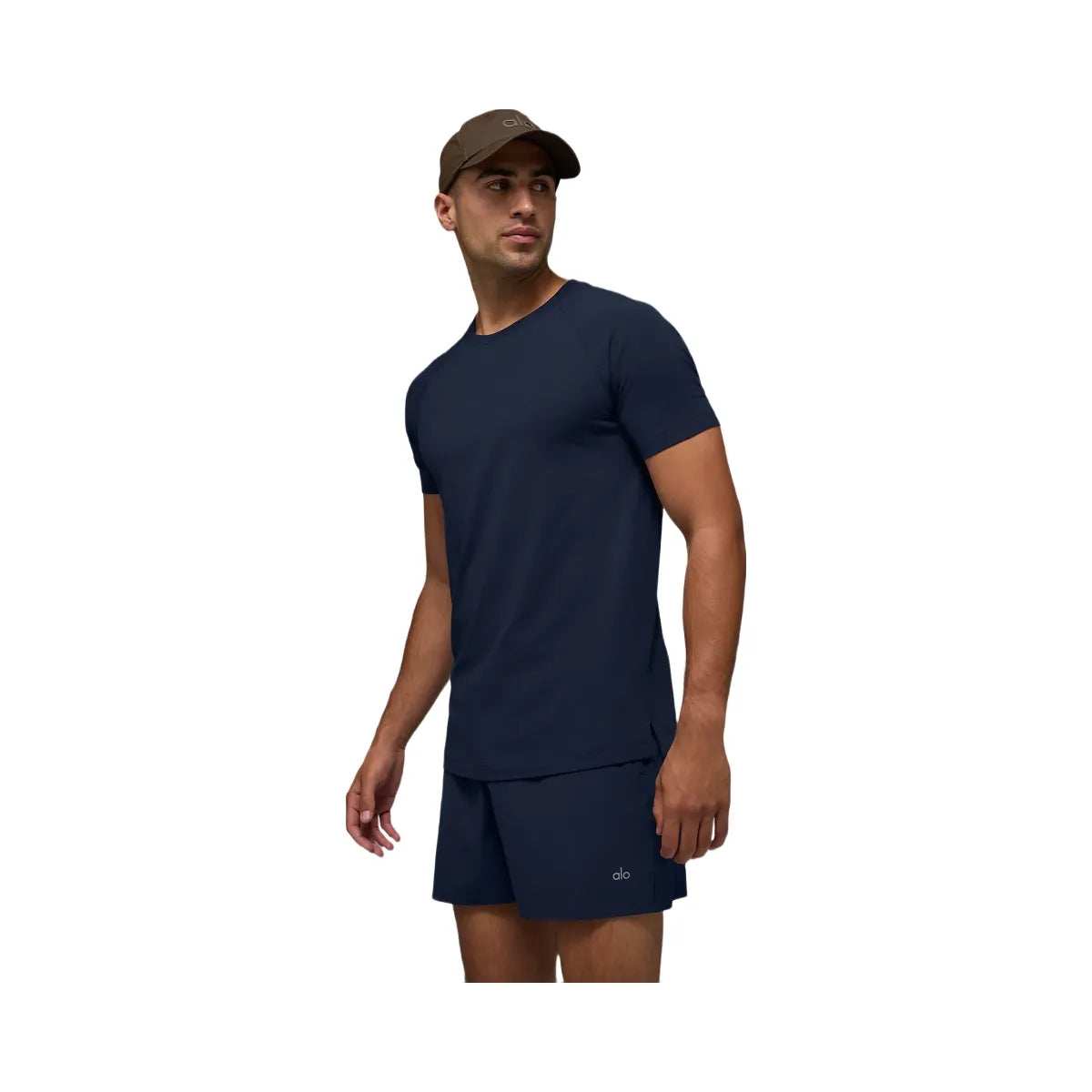 Alo Men's ALO Vapor Crewneck Short Sleeve - Navy