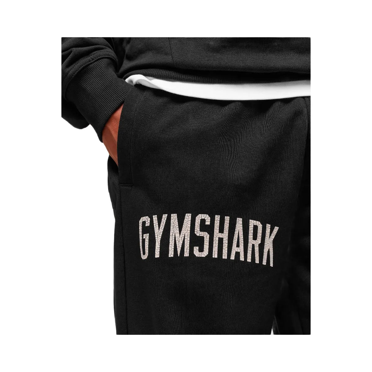 Gymshark Worn Graphic Jogger - Black
