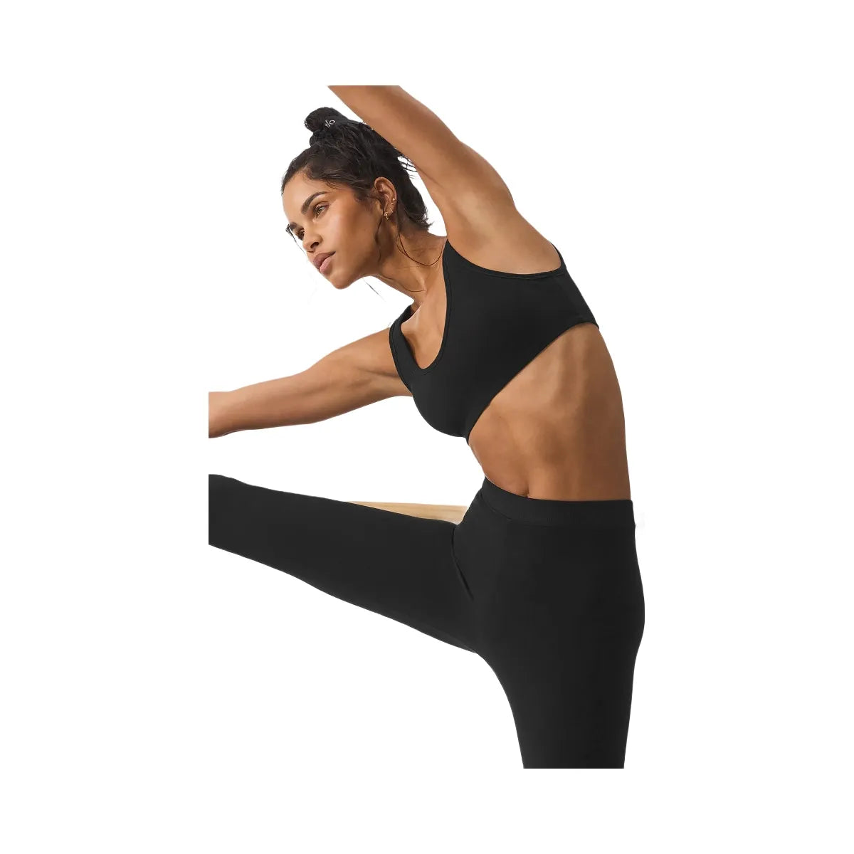 Alo Women's Alosoft Center Stage Bra - Black