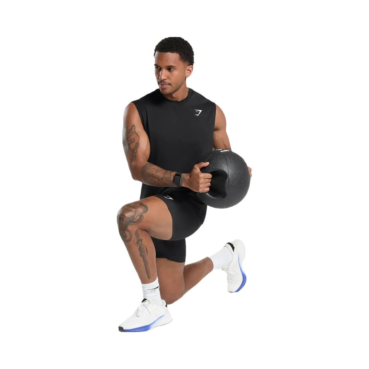 Gymshark Arrival Oversized Tank - Black