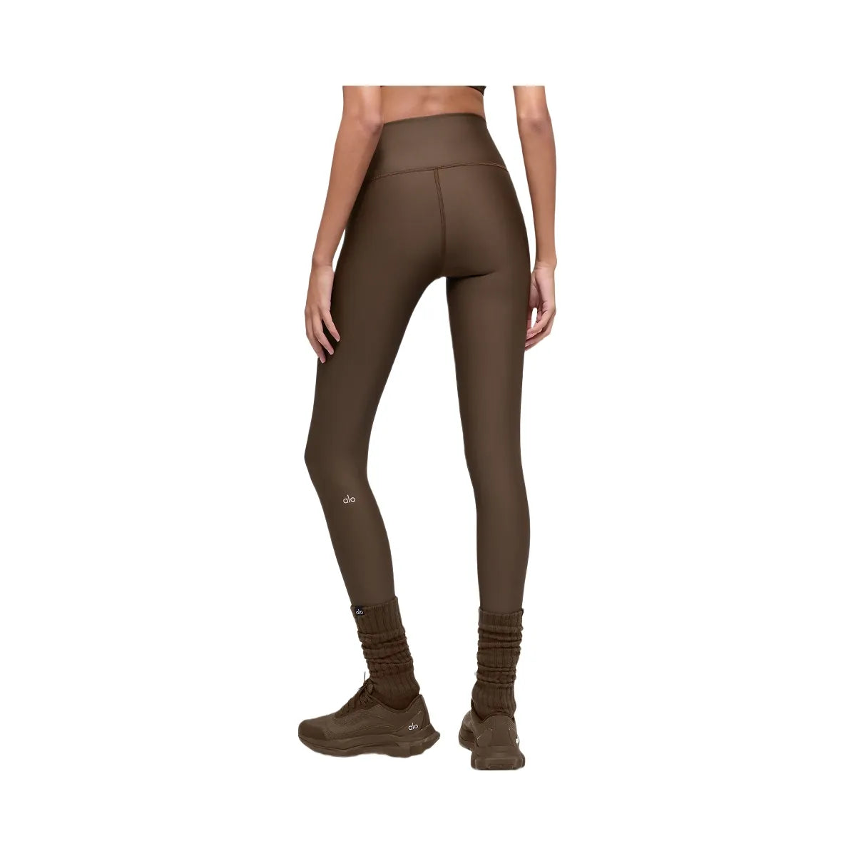 Alo Women's Airlift Winter Warm High-Waist Legging - Espresso