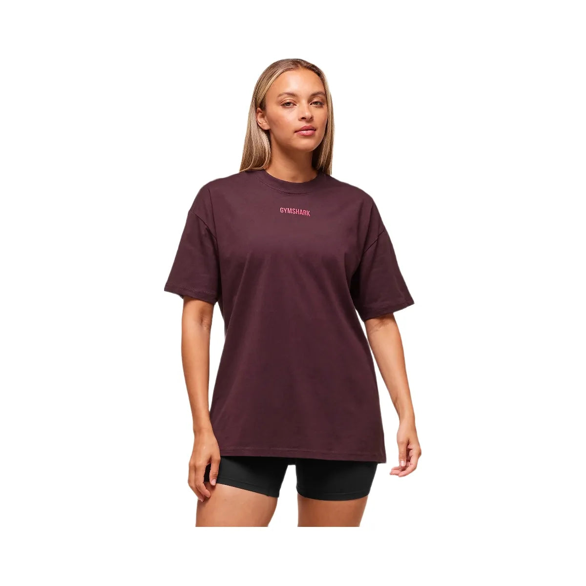 Gymshark Block Oversized T-Shirt - Cherry Purple