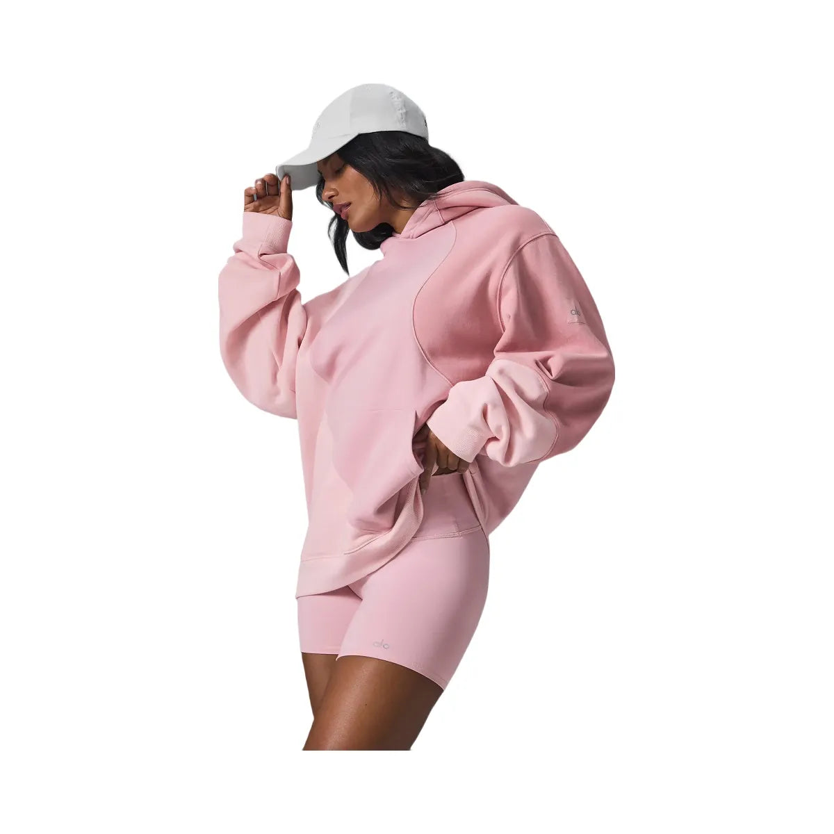 Alo Women's Make Waves Hoodie - Sunset Pink Tonal
