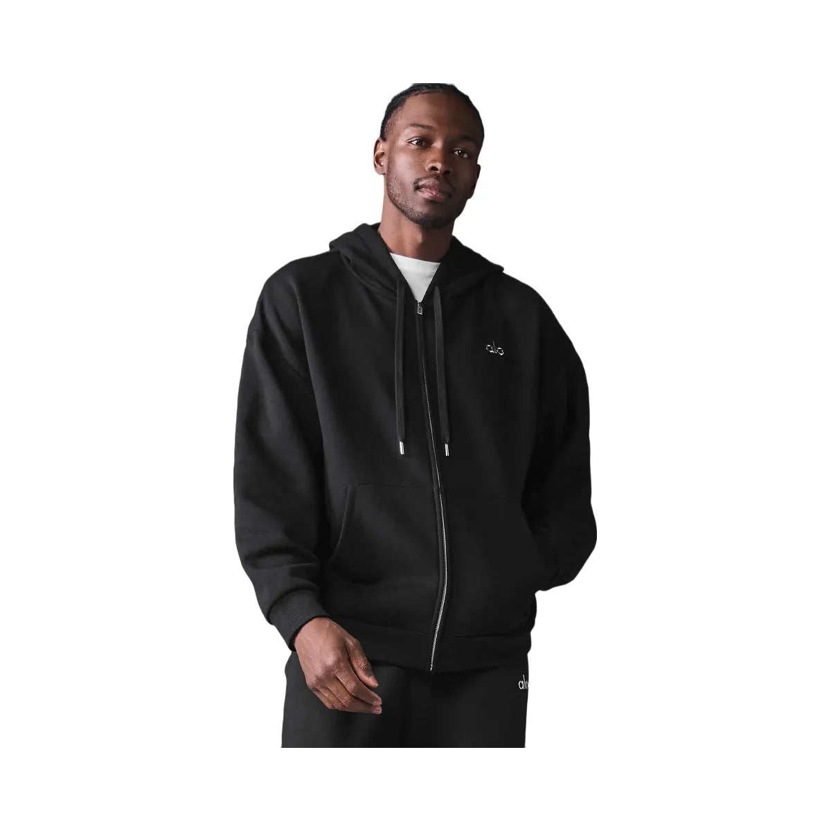 Alo Accolade Full Zip Hoodie - Black