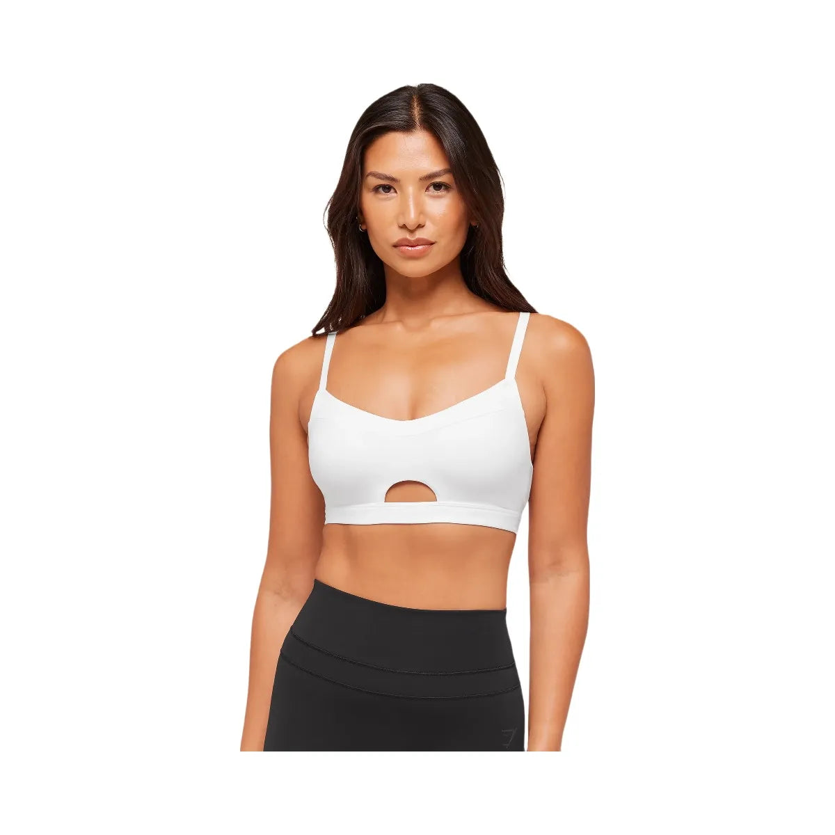 Gymshark Balcony Peekaboo Sports Bra - White