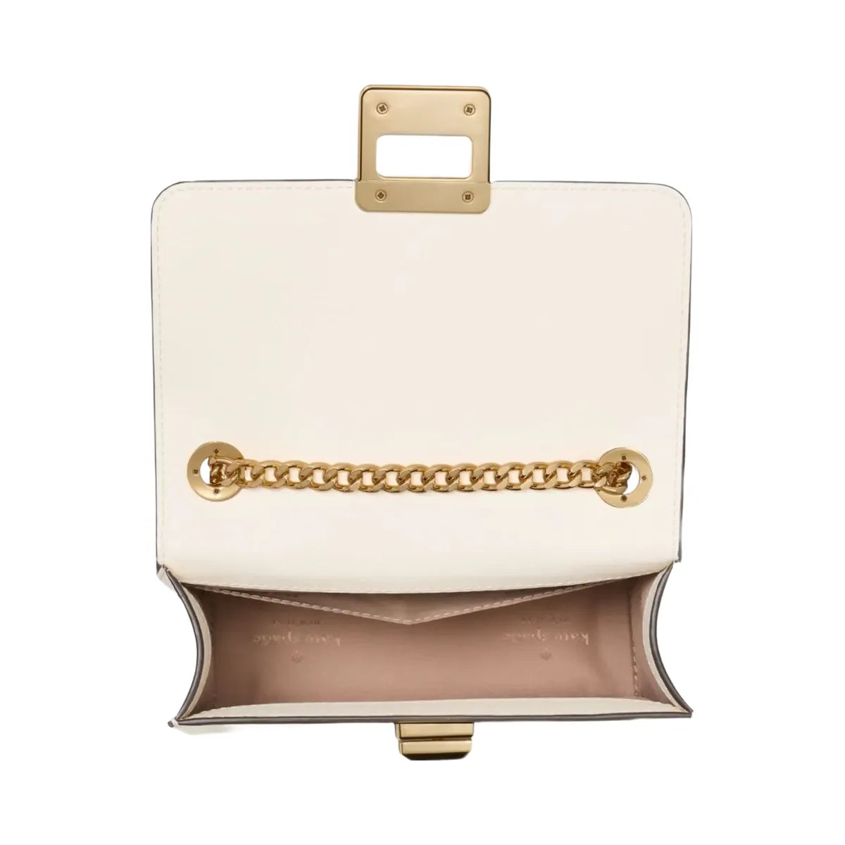 Kate Spade Phoebe Turnlock Mini Flap Crossbody Toasted Hazelnut Mul