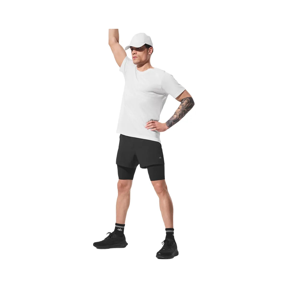 Alo Men's Triumph Raglan Tee - White