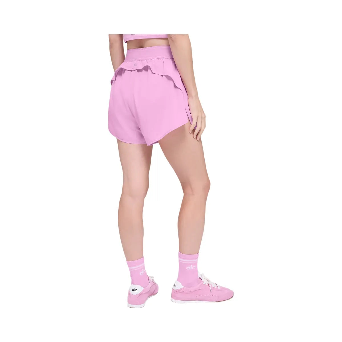 Alo Women's Match Point Short - Candy Heart Pink