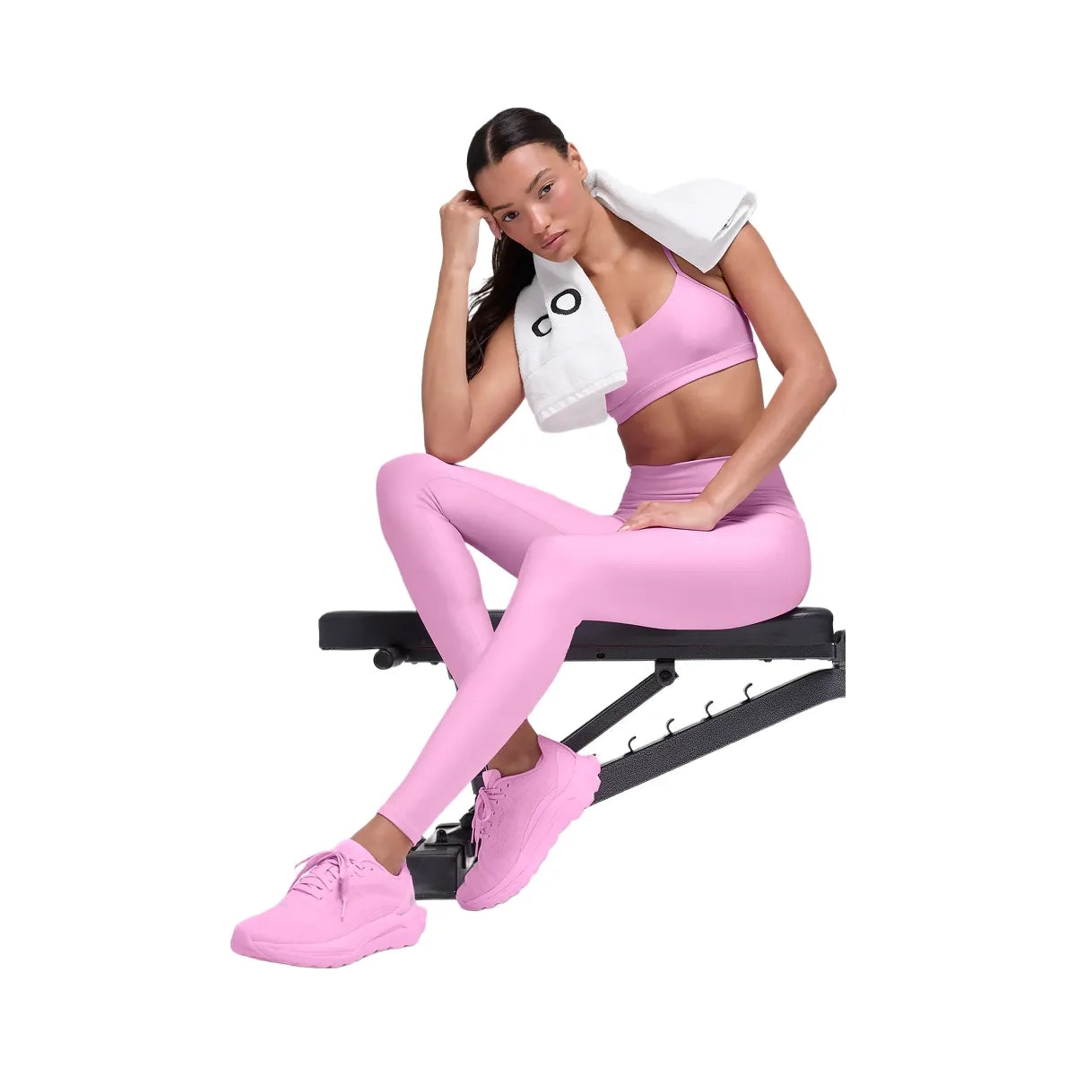 Alo Women's 7/8 High-Waist Airlift Legging - Candy Heart Pink