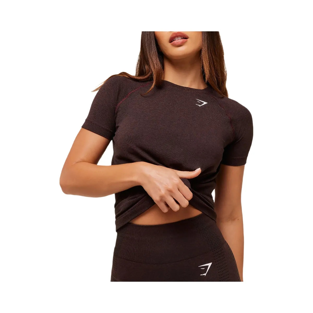 Gymshark Vital Light T-Shirt - Rich Maroon/Marl