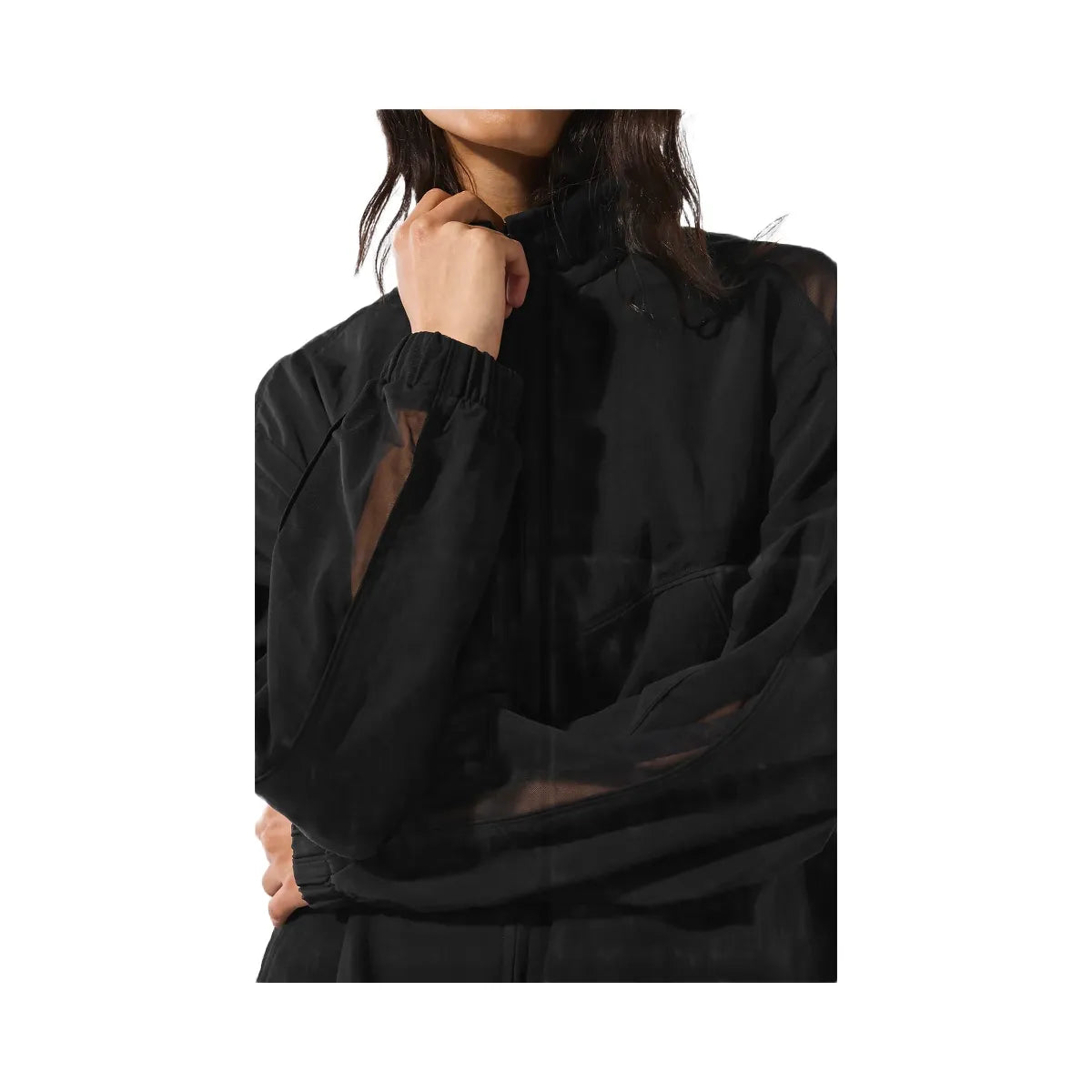 Alo Women's Origin Full-Zip Track Jacket - Black