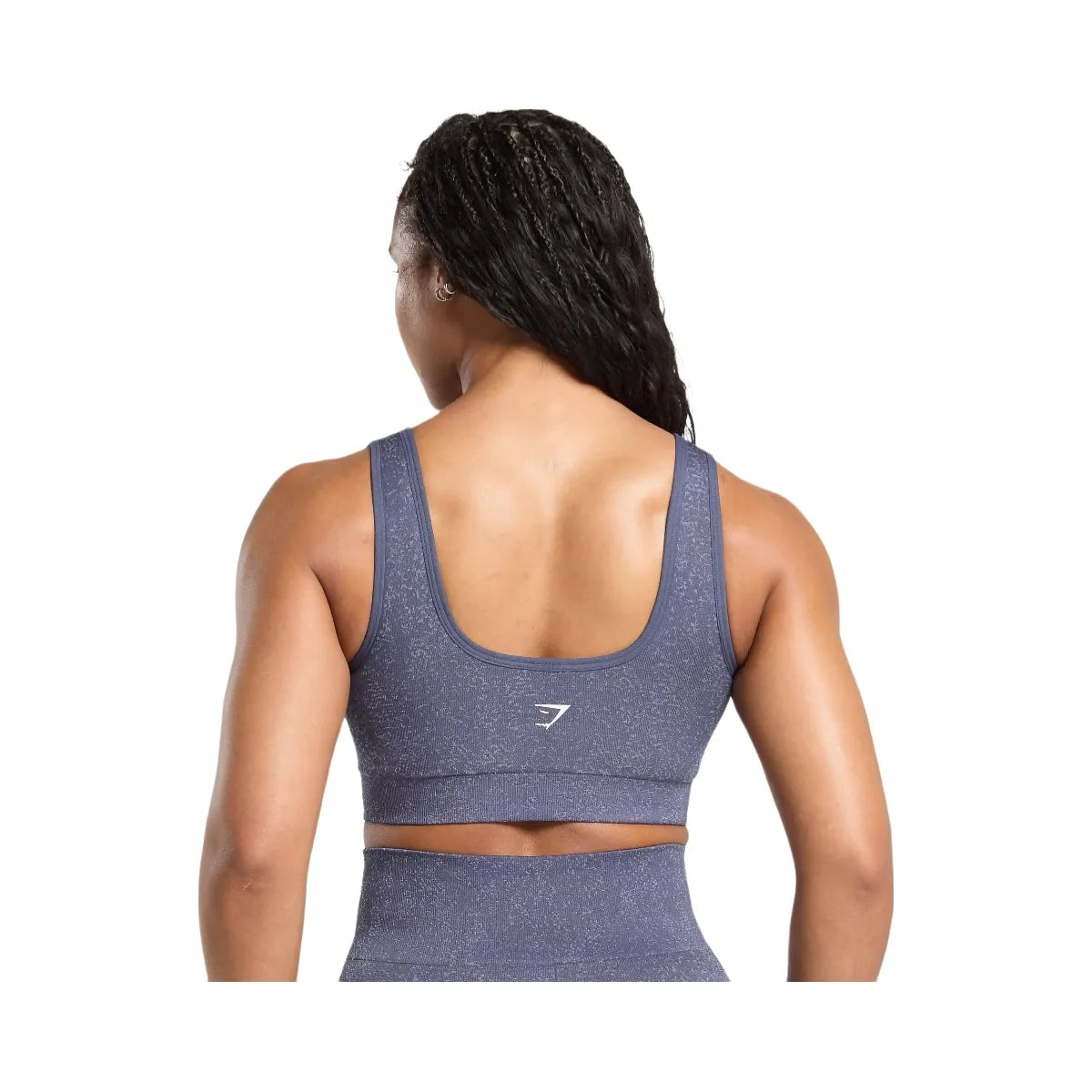Gymshark Adapt Fleck Sports Bra - Weighted Purple/Metal Purple