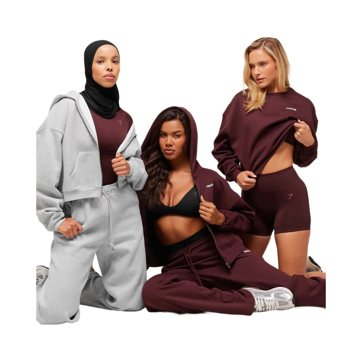 Gymshark Cosy Luxe Sweatshirt - Rich Maroon