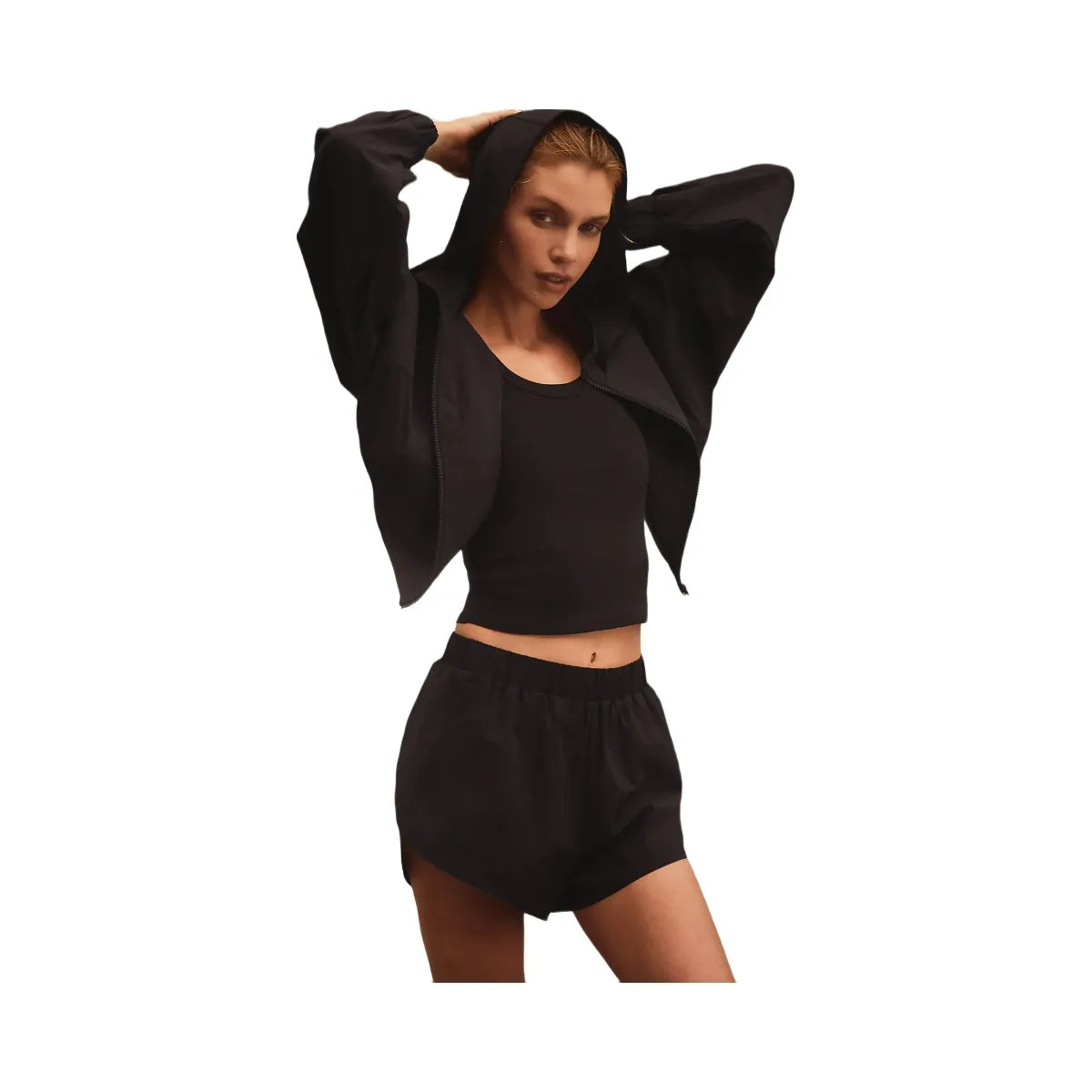 Alo Women's Playmaker Dolphin Short - Black
