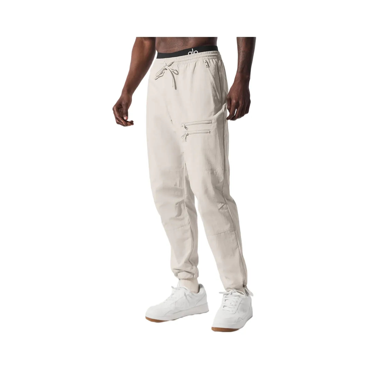 Alo Men's Takeaway Track Pant - Bone