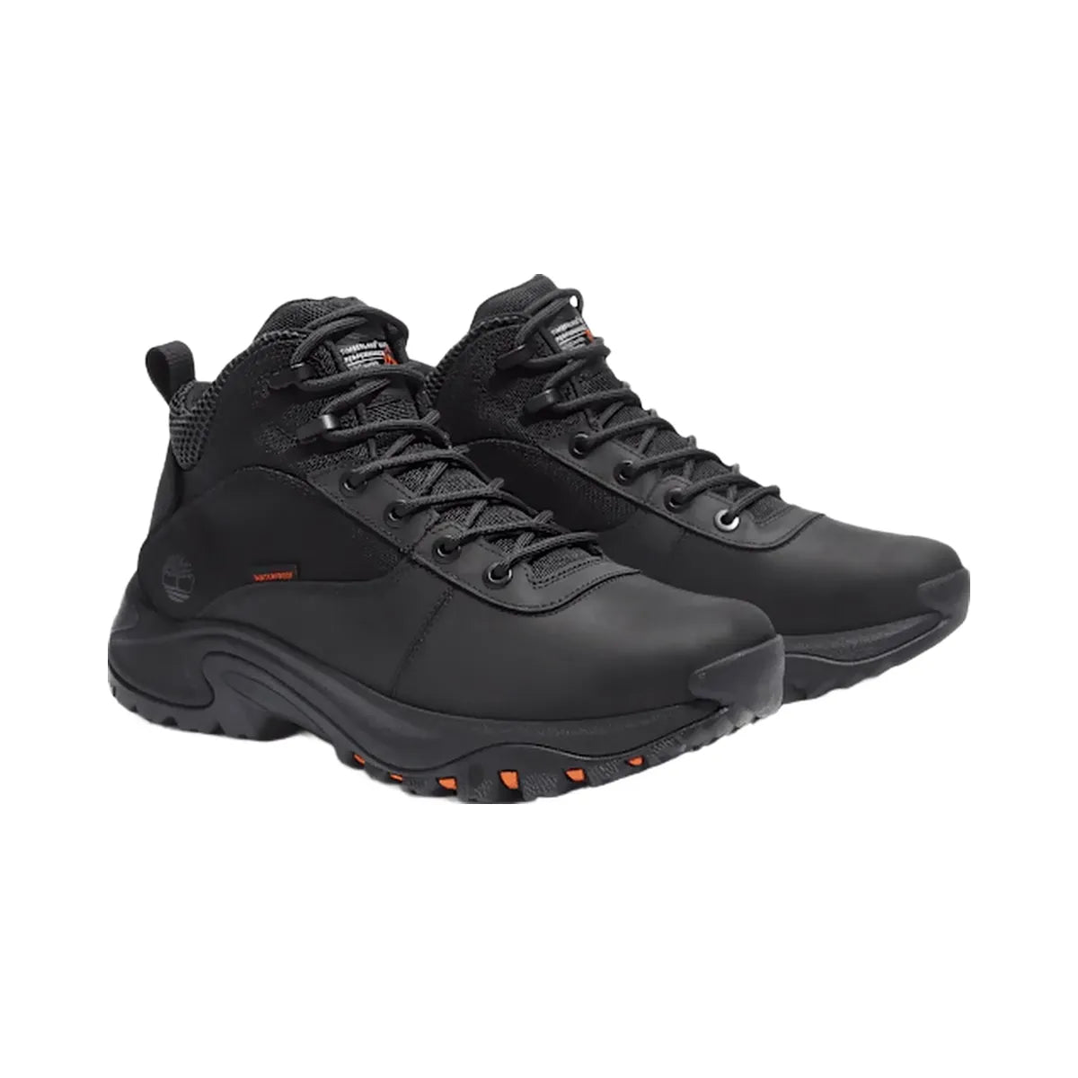 Timberland Mt Maddsen Peak Mid Waterproof Hiking Boot Black Full-Grain Men'S
