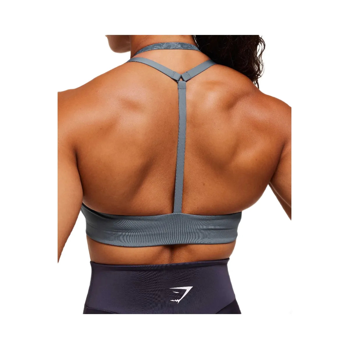 Gymshark Reps T Back Sports Bra - Iron Blue/Pantone Midnight Navy