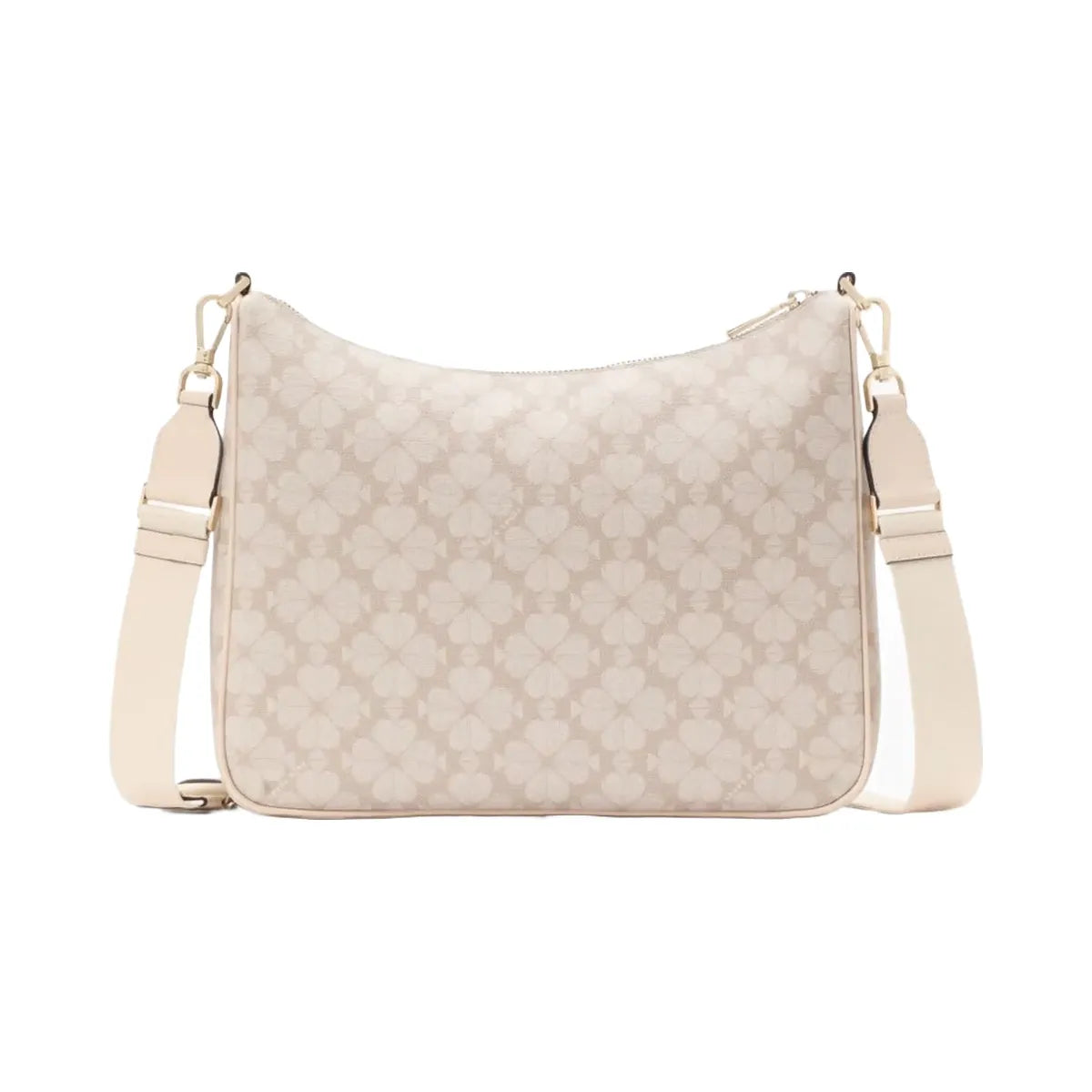 Kate Spade Flower Large Crossbody With Pouch Dark Beige Multi