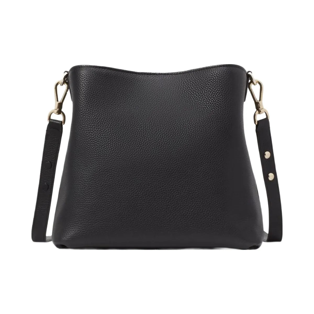 Kate Spade Hudson Pebbled Leather Shoulder Bag Black