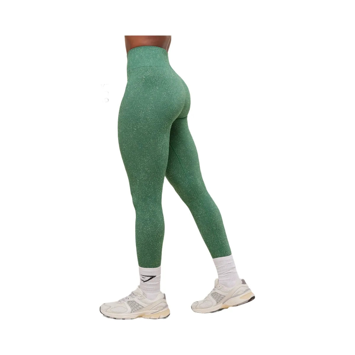 Gymshark Adapt Fleck x Whitney Seamless Leggings - Lift Green/Clay Green