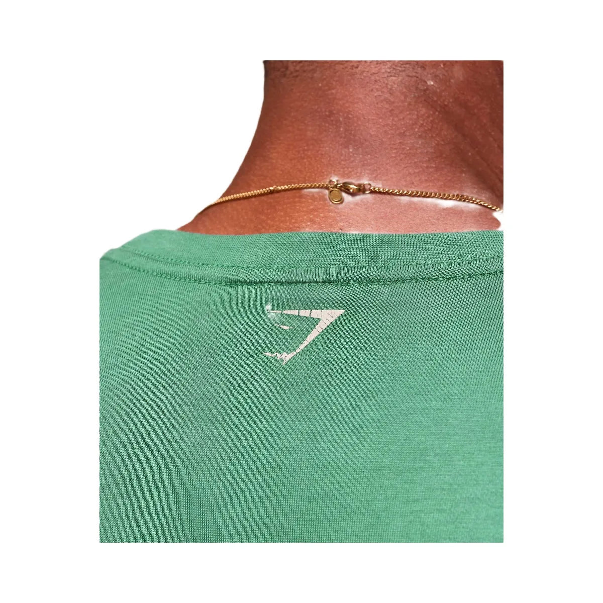 Gymshark Worn Graphic Long Sleeve T-Shirt - Lift Green