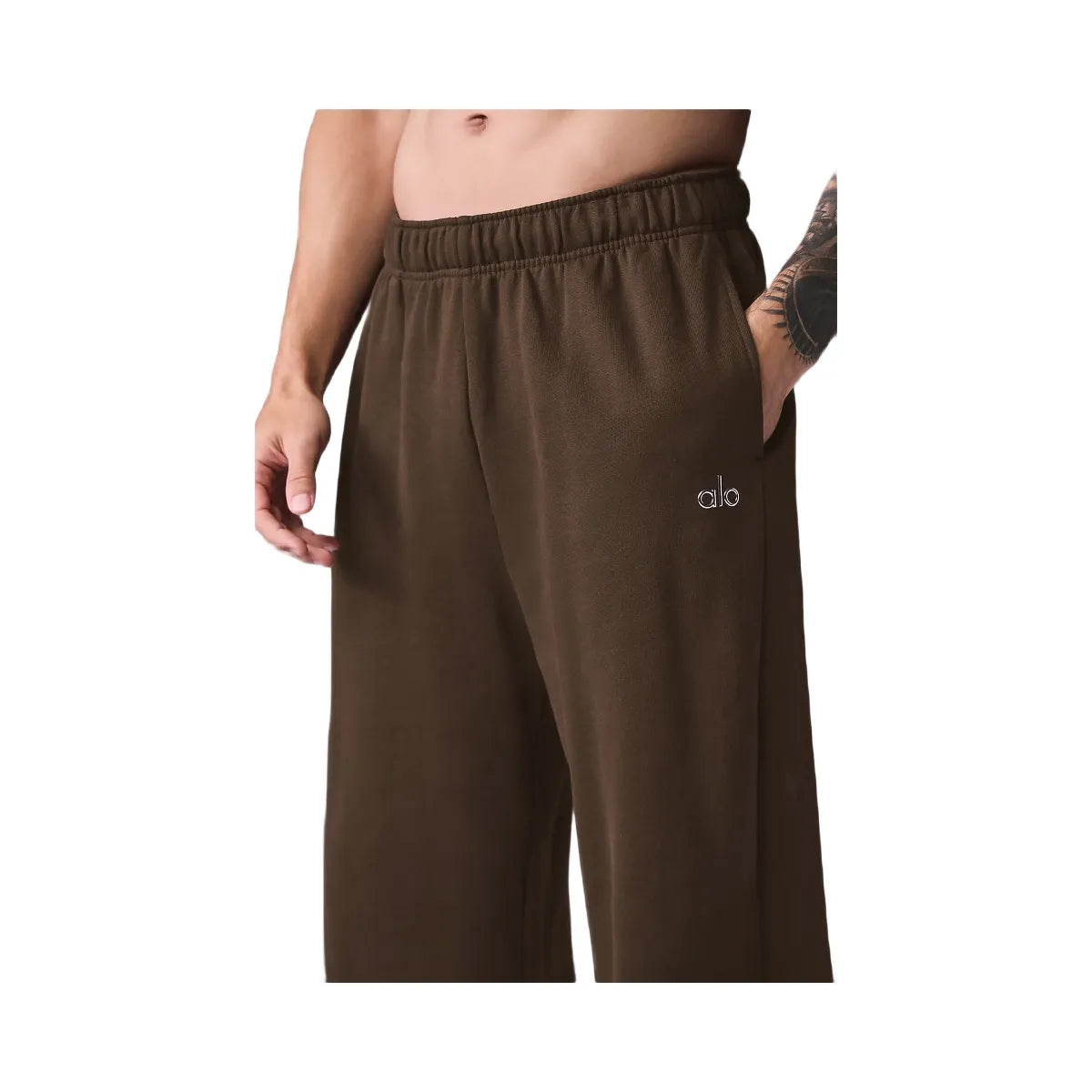 Alo Men's Accolade Straight Leg Sweatpant - Espresso