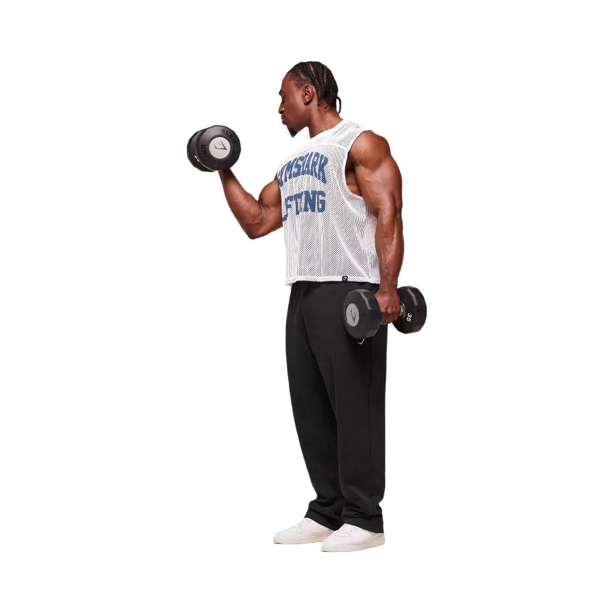 Gymshark Mesh Oversized Tank - White