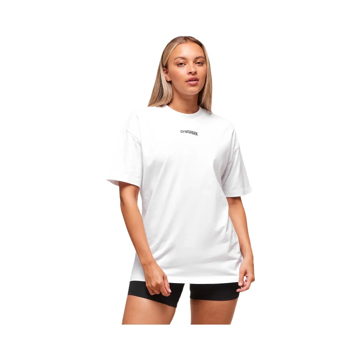 Gymshark Block Oversized T-Shirt - White