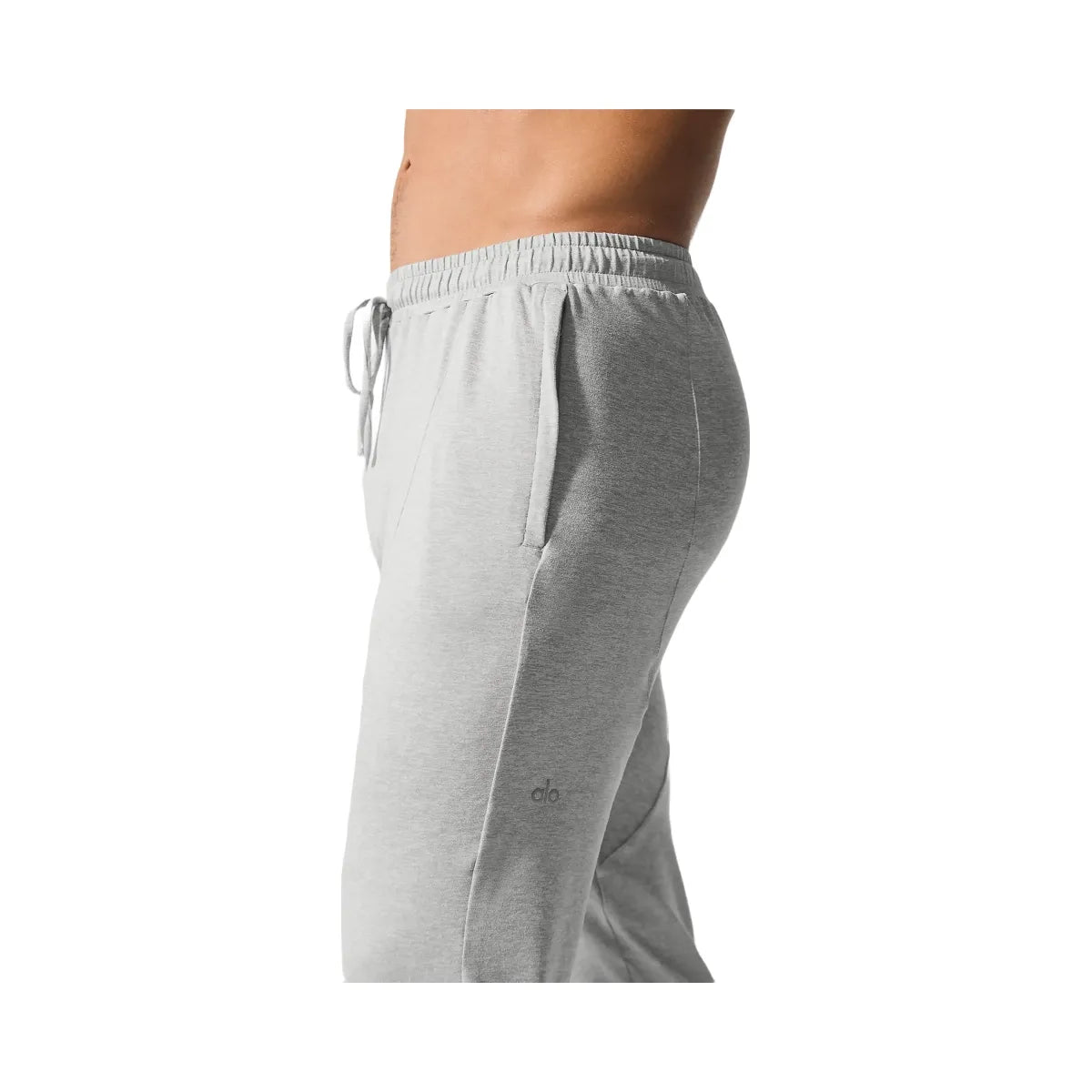 Alo Men's Conquer Revitalize Pant - Athletic Heather Grey