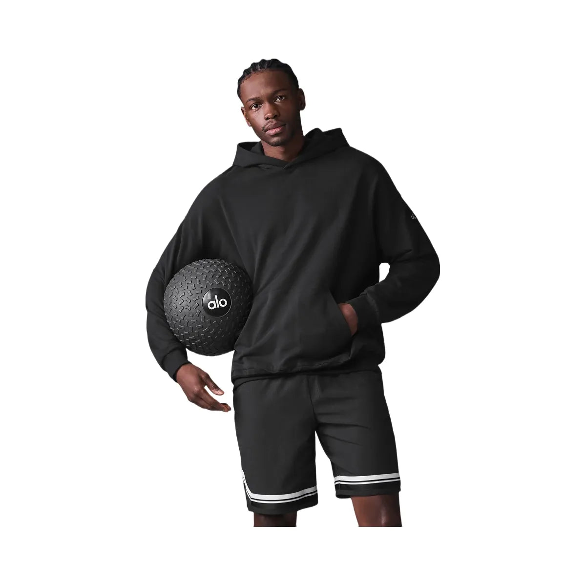 Alo Men's Double Take Hoodie - Black