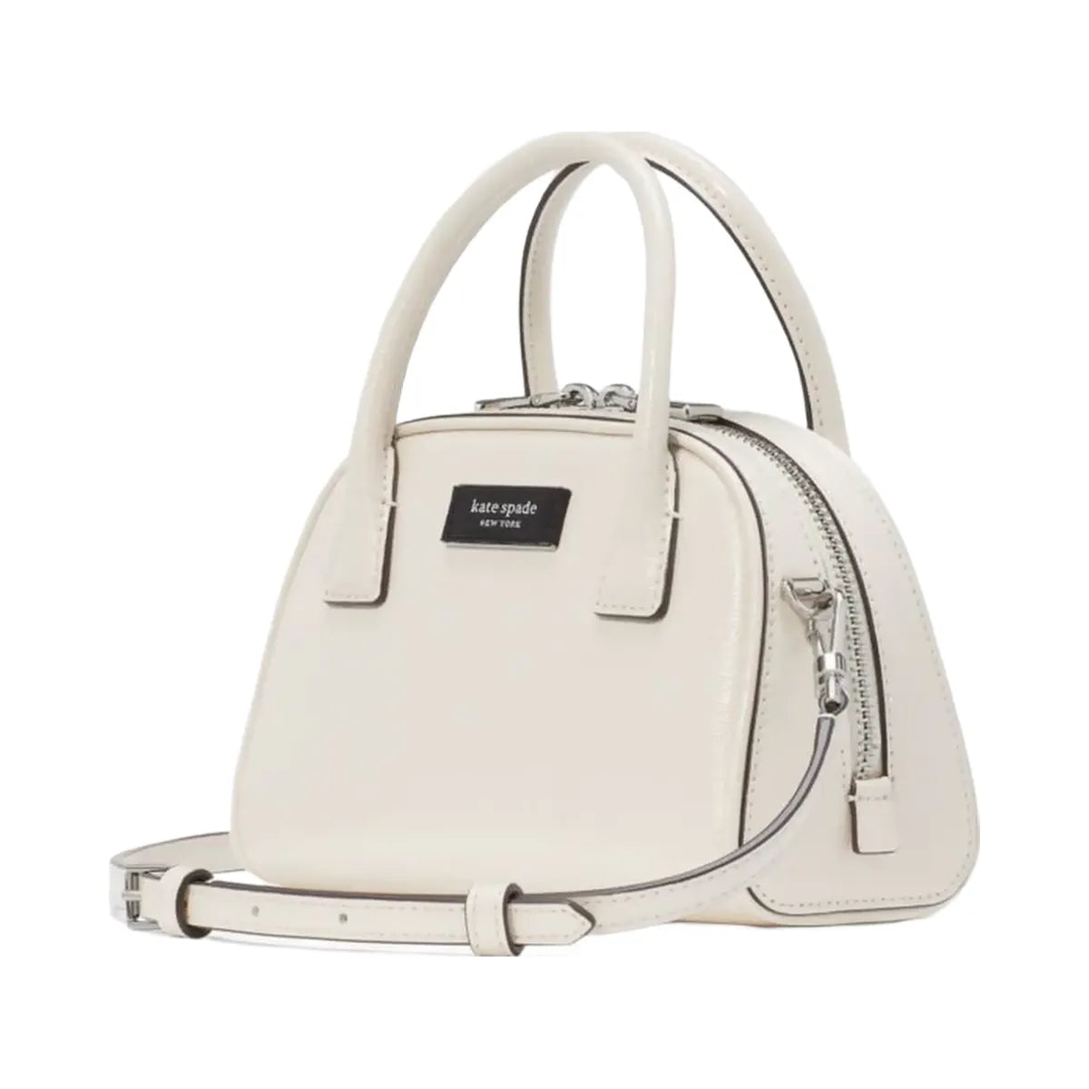 Kate Spade Sam Icon Mini Duffle Bag Parchment