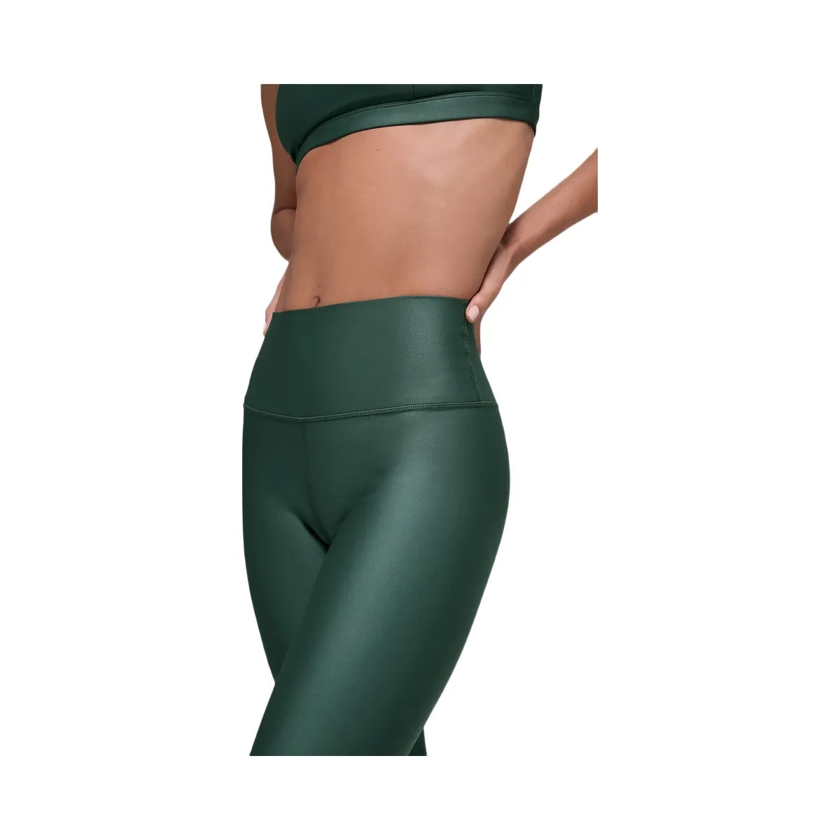 Alo Women's 7/8 High-Waist Airlift Legging - Clover Green