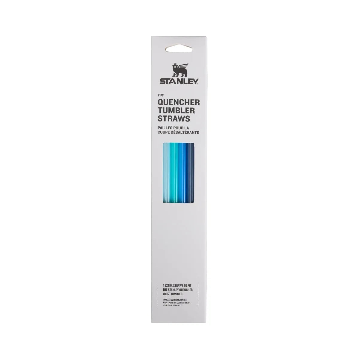 Stanley Adventure Quencher Travel Tumbler Straws 40OZ Blue