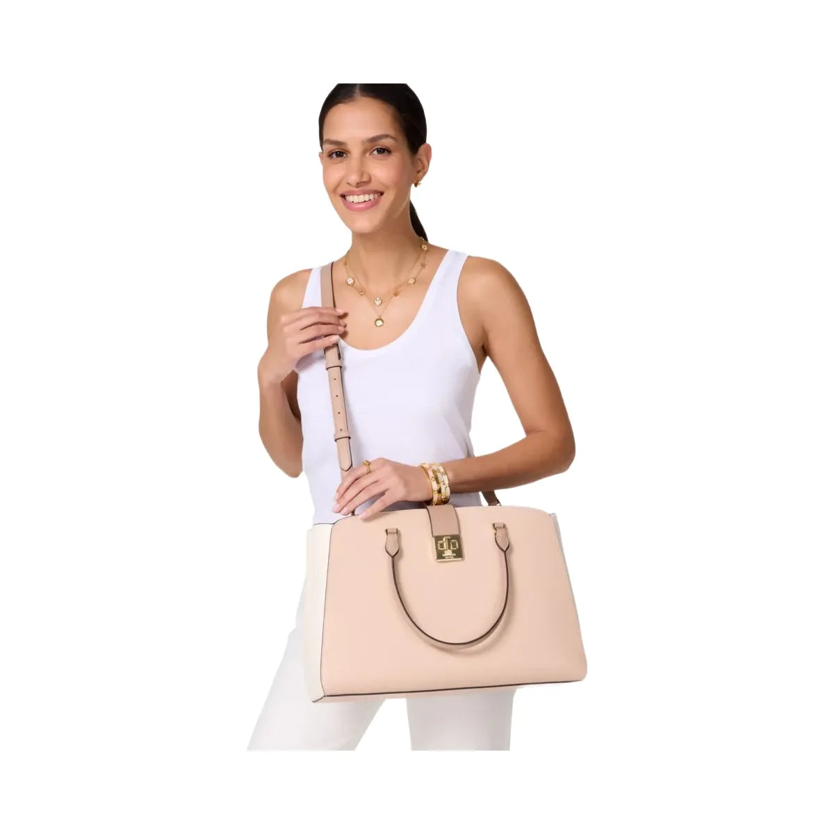 Kate Spade Phoebe Commuter Tote Toasted Hazelnut Mul