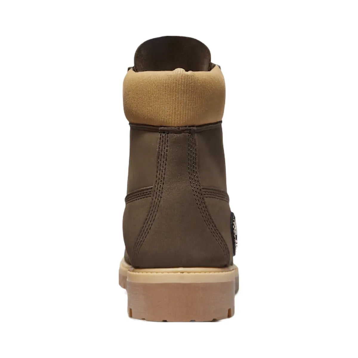 Timberland Premium 6-Inch Waterproof Boot Dark Brown Nubuck/Olive Men'S